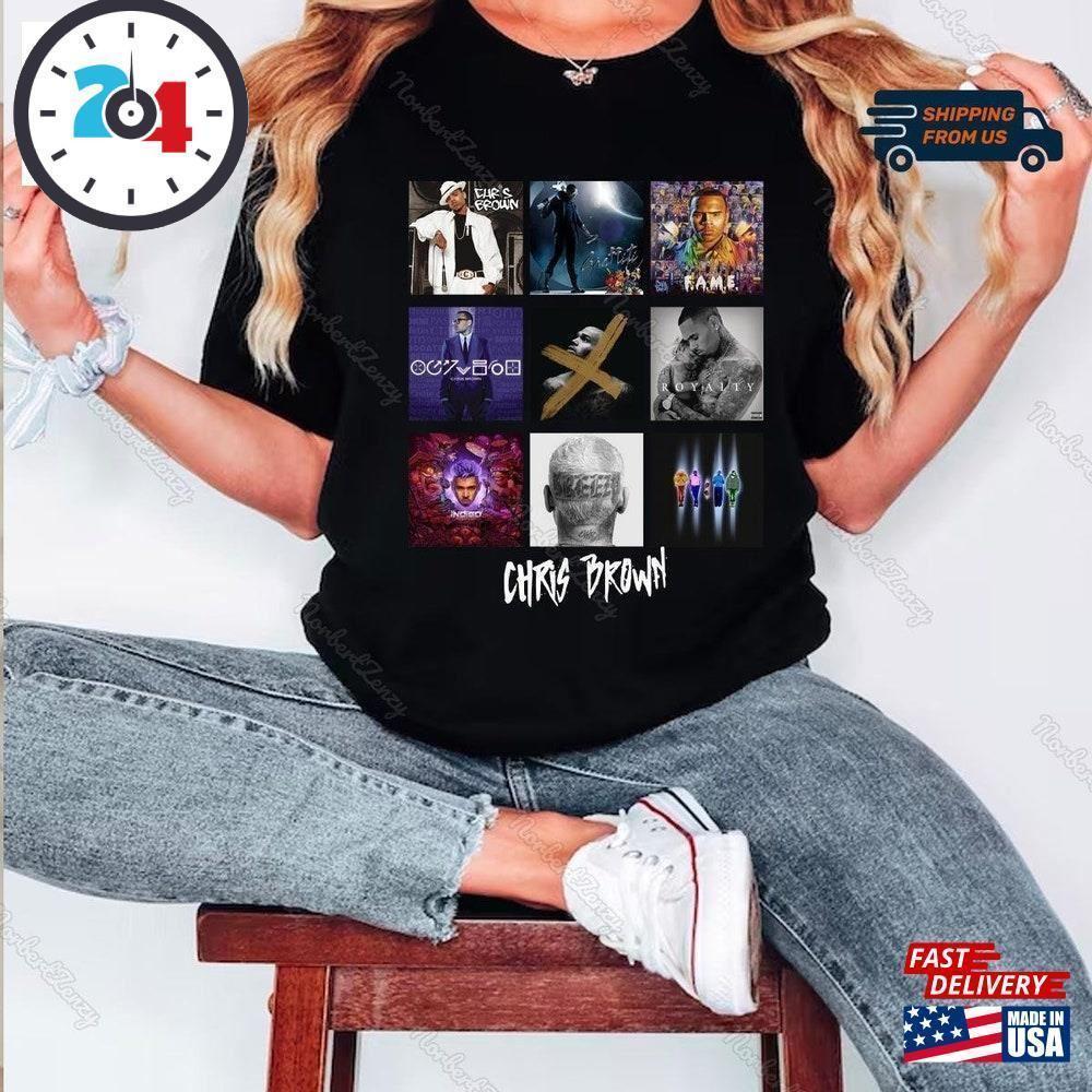 Chris Brown Albums Shirt T-Shirt Graphics Tee